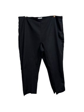 Chico’s So Slimming Women’s Black Crop Pants Size Large Cotton Blend
